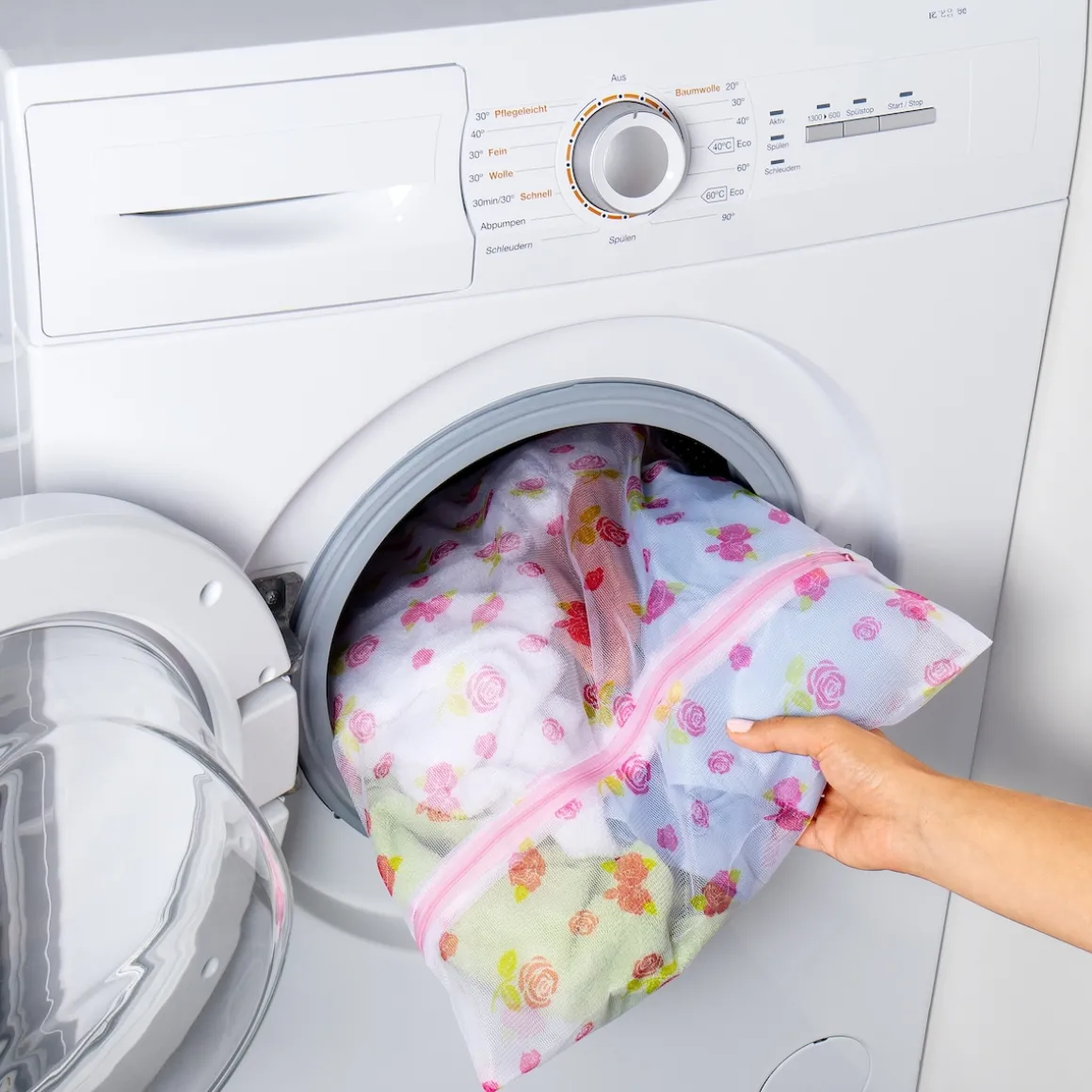 Wäschenetz-Set "Rosen", 3-teilig