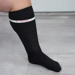 XXL Reisestrümpfe schwarz Gr. 36-38, DP Schwarz