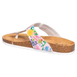 Zehen-Klettpantolette „Tropical“