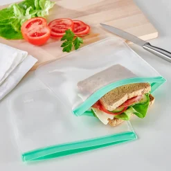 Zip-Beutel „mehrweg“, 2 Stück