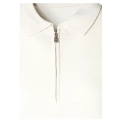 Zip-Pullover „Cashmerelike“ creme